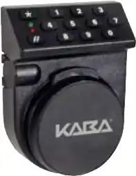 KABA MAS/MAS-HAMILTON GROUP 252AVN20N5BEB1A Safe Lock, Battery Assist, Vertical, Deadbolt, Non-Sensor, Universal Relocker Plate, Standard Screw, #10-32.5 TPI Tapped Hole, 20 User, 3.5 Door, Black, Without Logo
