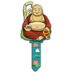 LUCKY LINE B137S House Key Schlage Buddha Brass Enamel
