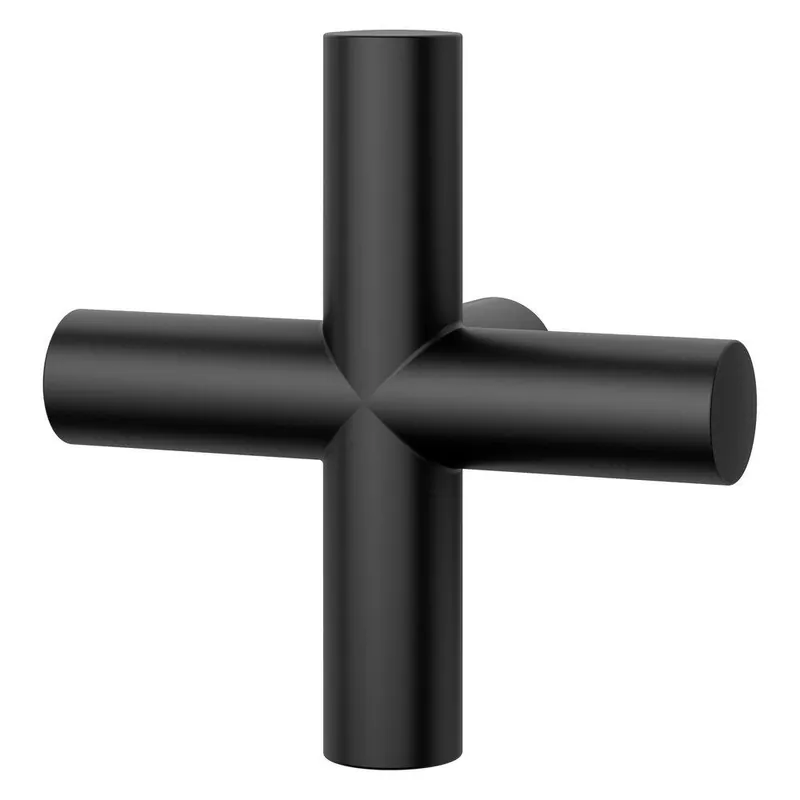 Pfister HHL089TNTB 3-1/8 in. Metal Cross Handle in Matte Black