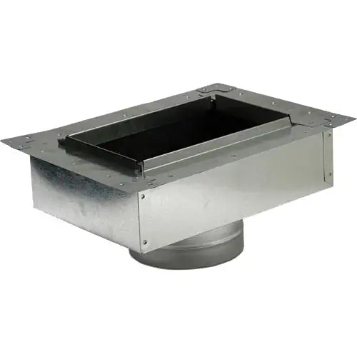 Gray Metal South 8X4X4-3404F-4 8 inch x 4 inch x 4 inch Insulated Box with Bottom Flange