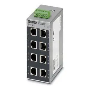 Phoenix Contact 2891020 Unmanaged 8 RJ-45 DIN Rail Mount 8 Port 10/100 Mbps