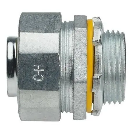 Crouse-Hinds LT50 Liquid Tight Non-Insulated Straight Threaded Conduit Connector 1/2 in