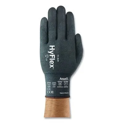 HYFLEX 11571100 11-571 Nitrile-Coated Palm Cut-Resistant Gloves Size 10