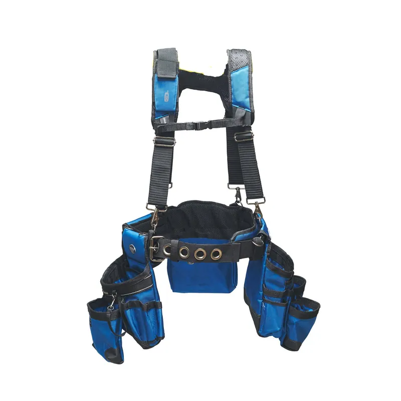 Bucket Boss 55185RB Royal Blue 27 Pocket 3 Framers Rig Bag
