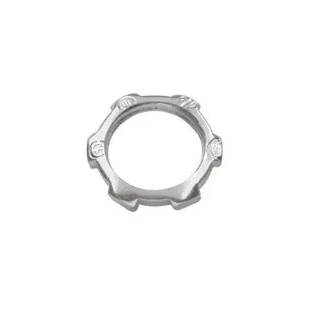 Crouse-Hinds 22 Conduit Locknut, 5 in, For Use With Rigid/IMC Conduit, Malleable Iron