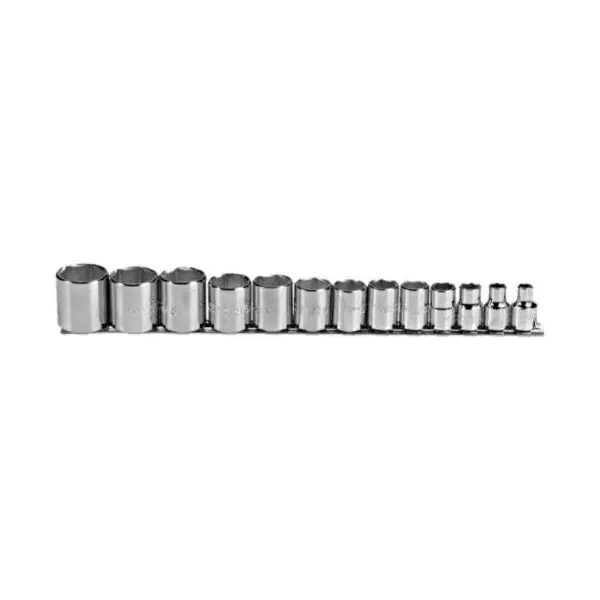 Proto J52126 TorquePlus Socket Set, 3/8 in Drive, 13 Pieces, ASME B107.1