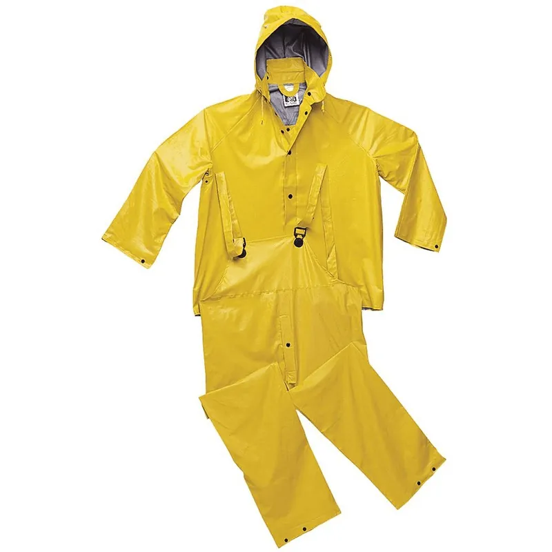 TINGLEY S61317.2X Suit 2xlrg Gold 3pc 8 Mil PVC Film