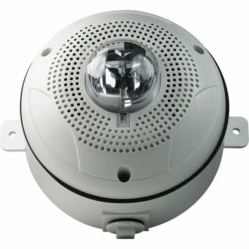 System Sensor SPSCWHK-P SpectrAlert Advance Ceiling Mount Outdoor Speaker Strobe High Candela White
