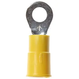 Highland RV10-14Q Vinyl Insulated Ring Terminals Power 25 Pack