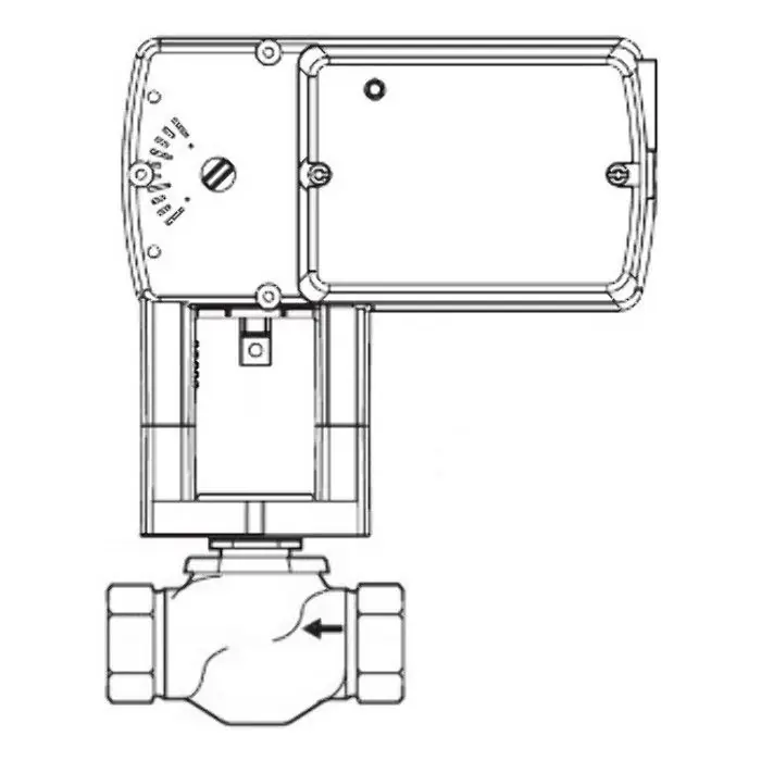 Schneider Electric VS-7253-804-4-07 Globe Valve Assembly 2 Way 1 in.