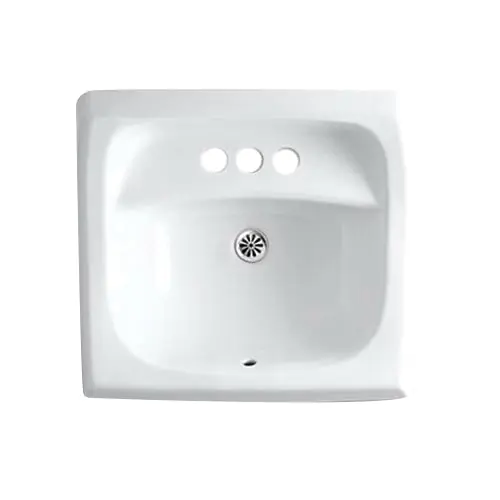 Kohler K-2005-0 Kingston Vitreous China Wall Mount Bathroom Sink
