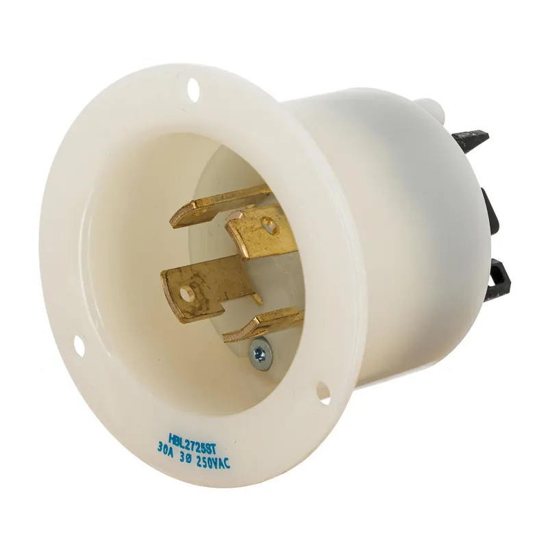 Hubbell Wiring HBL2725ST LKG FLG-INLT 30A 3P