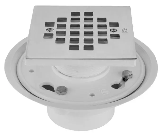 Jaclo 86564-PN Complete Square Shower Drain 2 Inch or 3 Inch