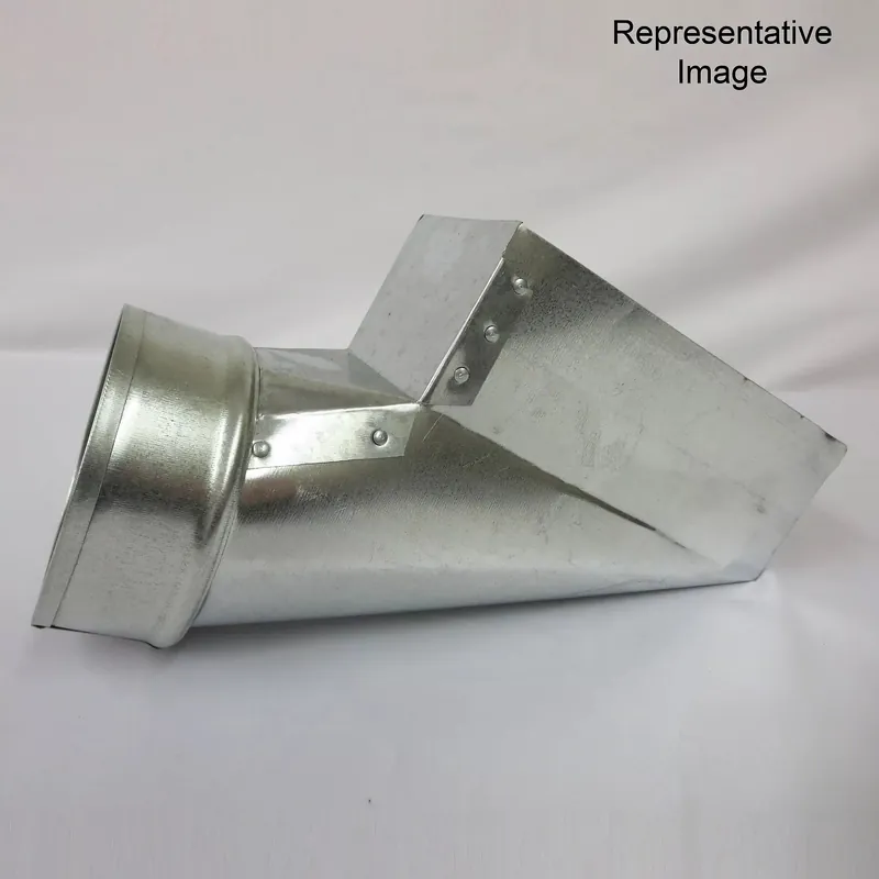 Crown Products 244845 8 Inch x 4 Inch x 5 Inch Flanged Center End Boot