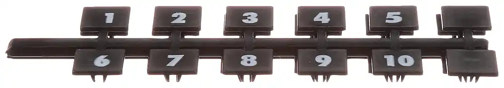 Siemens NBK1 Press-In Number Kit 1-18 P