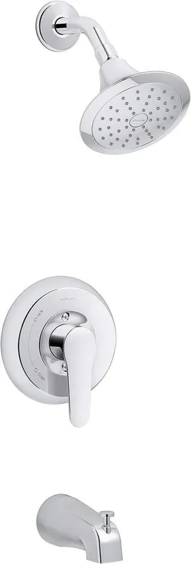 Kohler TS98006-4G-CP July One Handle Single Function Bathtub & Shower Faucet Trim Only