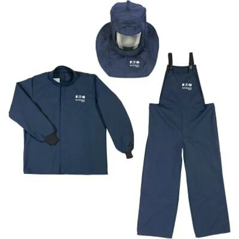Eaton L40-XL Eaton Bussmann series PPE 40 cal PPE set, small, hood with hard cap coat bib-overall size XL