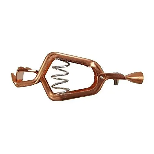 NTE Electronics 72-114 Heavy Duty Solid Copper 100 AMP Clip 2-Pack