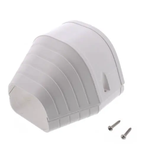 Fortress 84107 4.5 End Fitting - LEN122W (White)
