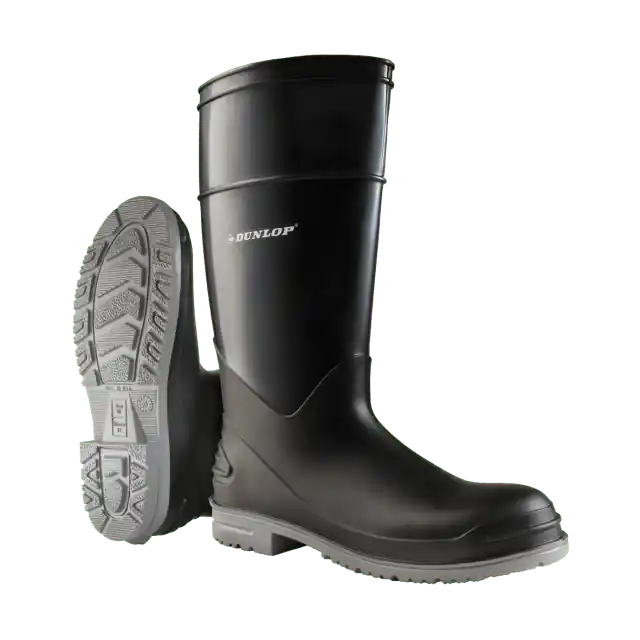 Dunlop 8968200.12 PolyGoliath Rubber Boots Steel Toe Men's 12 16 in Boot