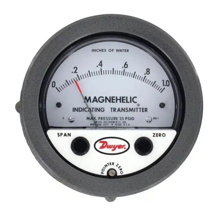 Dwyer 605-2 Differential Pressure Transmitter 0-2.0 in. w.c. Range
