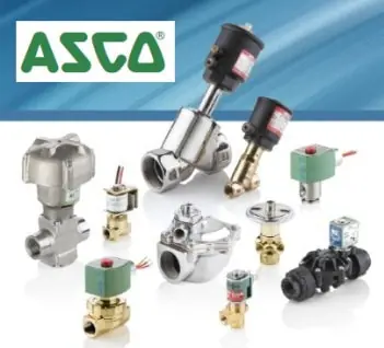 ASCO 8222G076 Solenoid Valve 2-Way Brass 1/2 Inch NPT Normally Closed 120 Alternating Current PTFE