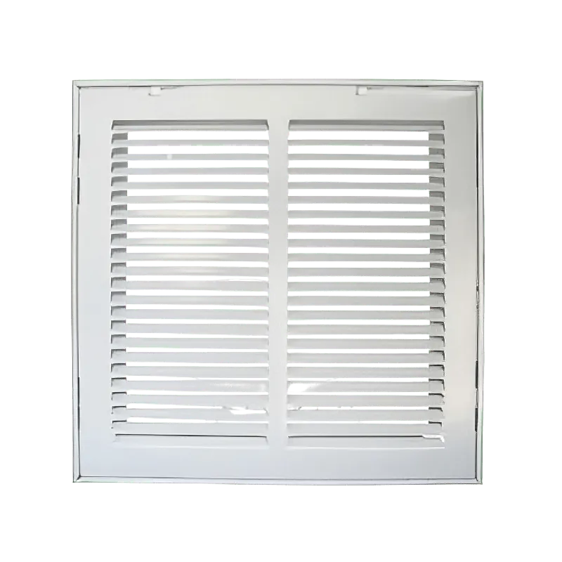 Metal-Fab RFG1425W Steel Return Air Filter Grille, 14 inch x 25 inch