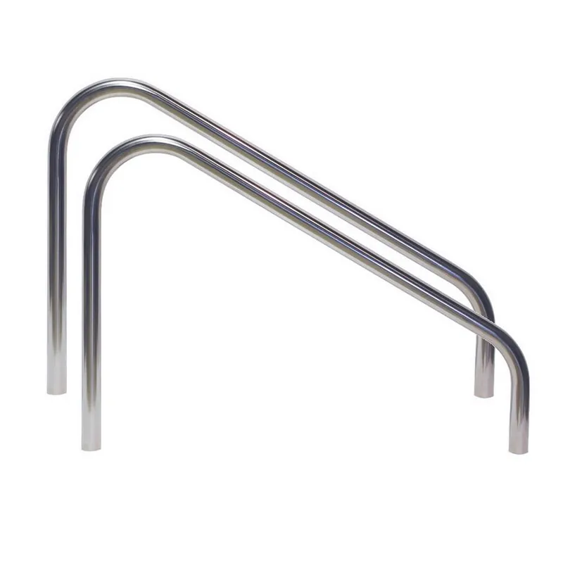 SR SMITH 50-901VW 30in Deck Mount Rail Pair - White Sealed Steel