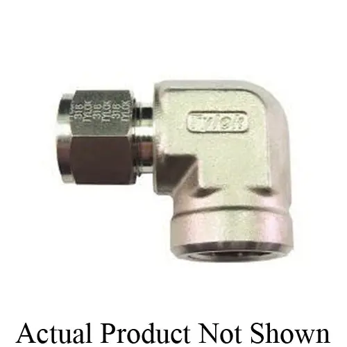 TYLOK SS-6-DFE-8 Stainless 3/8 CBC Tube x 1/2 FNPT Elbow