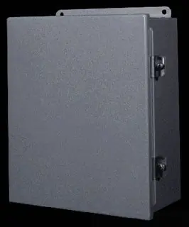 Austin Electrical Enclosures AB-10106JH 10x10x6 Continuous Hinge-Cover Box