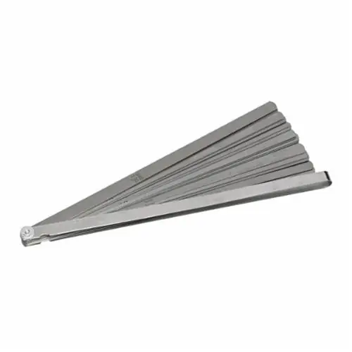 Proto STAPR-J000TL Long Blade Feeler Gauge Set, 1/2 x 12 in Blade, 25 Pieces
