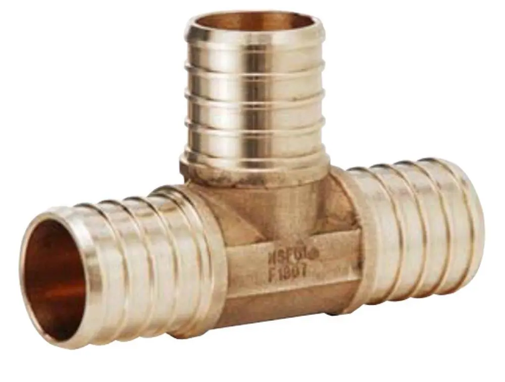 Matco-Norca PXT05LF 1 in. Brass PEX Crimp Tee