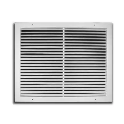 TRUaire 27020X18 20 inch x 18 inch White Steel Fixed Bar Return Air Grille Replacement TAI2702018