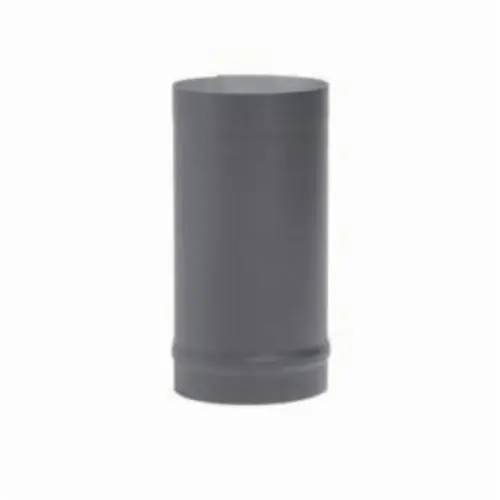 Metal-Fab 8SW12 Single Wall Stovepipe Section 8 in Dia x 12 in L