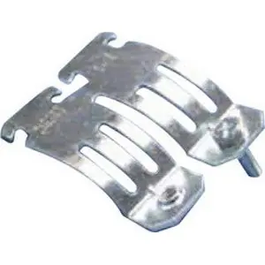 SPS Approved Vendor RIGD0075EG Electrogalvanized Steel Rigid Single Piece Heavy-Duty Strut Clamp 3/4 inch IPS x 14 ga 400 lb