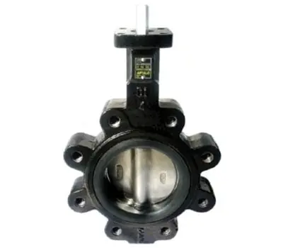 APOLLO VALVES LD14106BE11 6 in. Lug-Style Ductile Iron Butterfly Valve with 10-Position Handle Replacement MPN