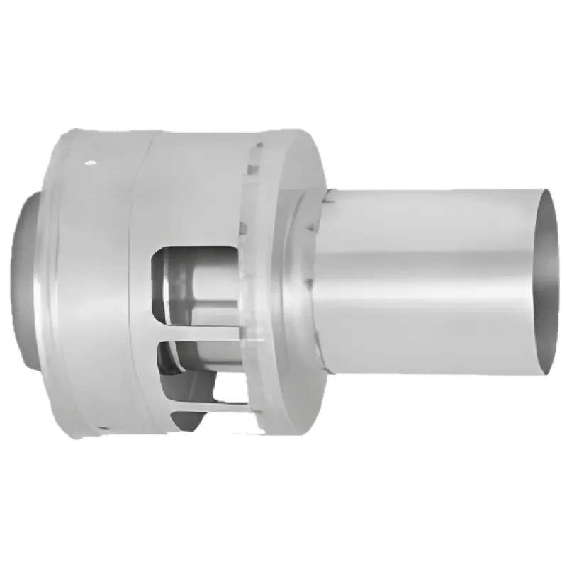Metal-Fab 3CGVRHT CorrGuard Stainless Steel Concentric Double Wall Horizontal Direct-Vent Termination, 3 inch I.D. x 5 inch O.D.