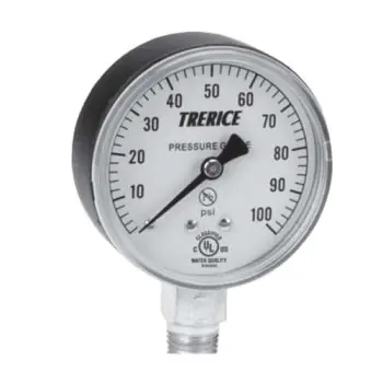 Trerice 800B2502LA090 Pressure Gauge Utility 0 - 30 psi