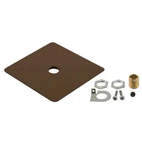 Juno T27BL Trac-Master Track Outlet Box Cover - Black