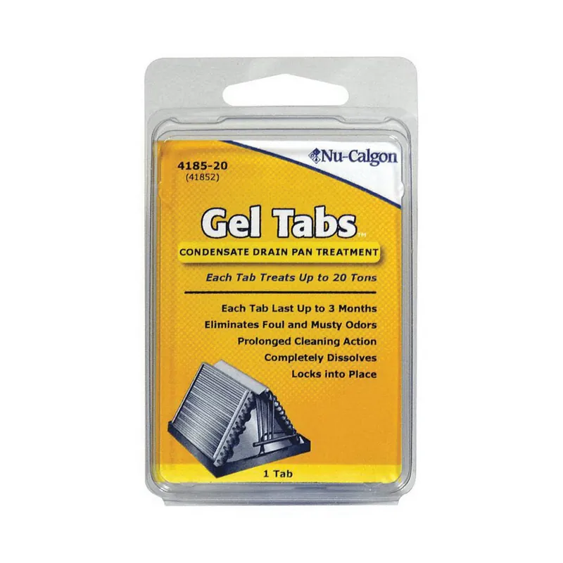 Nu-Calgon 4185-20 Gel-Tabs Condensate Drain Pan Treatment 20 Ton