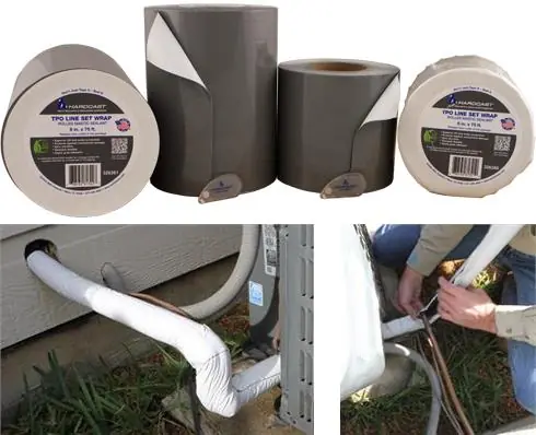 Hardcast 326381 TPO Line Set Wrap UV Insulation Mastic Tape 9 x 75'