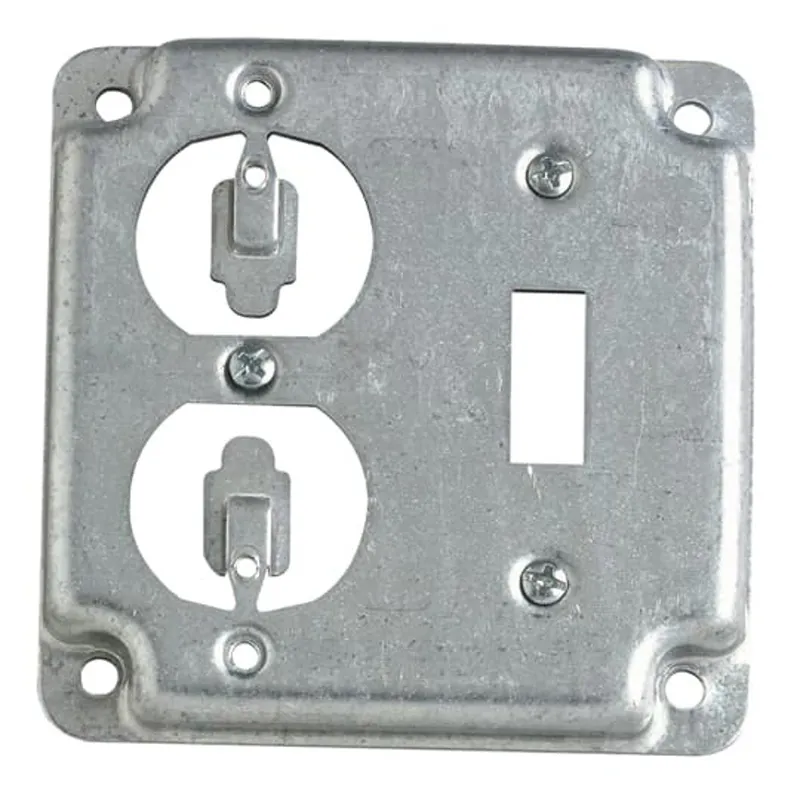 Steel City RS2 Square Box Surface Cover 5 Cubic Inches 4 Inch Square x 1/2 Inch Deep