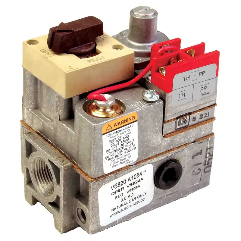 Resideo VS820A1054/U 750mV Standard Opening Gas Valve 3/4 x 3/4 in with 1/2 in side outlets Set 35 in WC