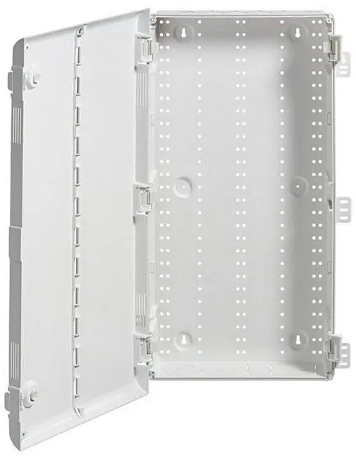 Leviton 49605-28P 28 Wireless Structured Media Enclosure with Vented Hinged Door