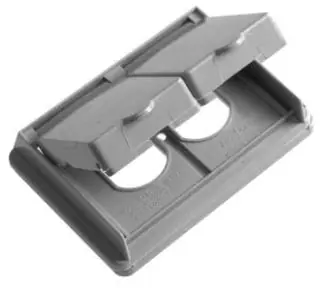 Multi Fittings 078326 IPEX WDRE15/10 PVC WP Duplex Receptacle 1G Cover DBL Door