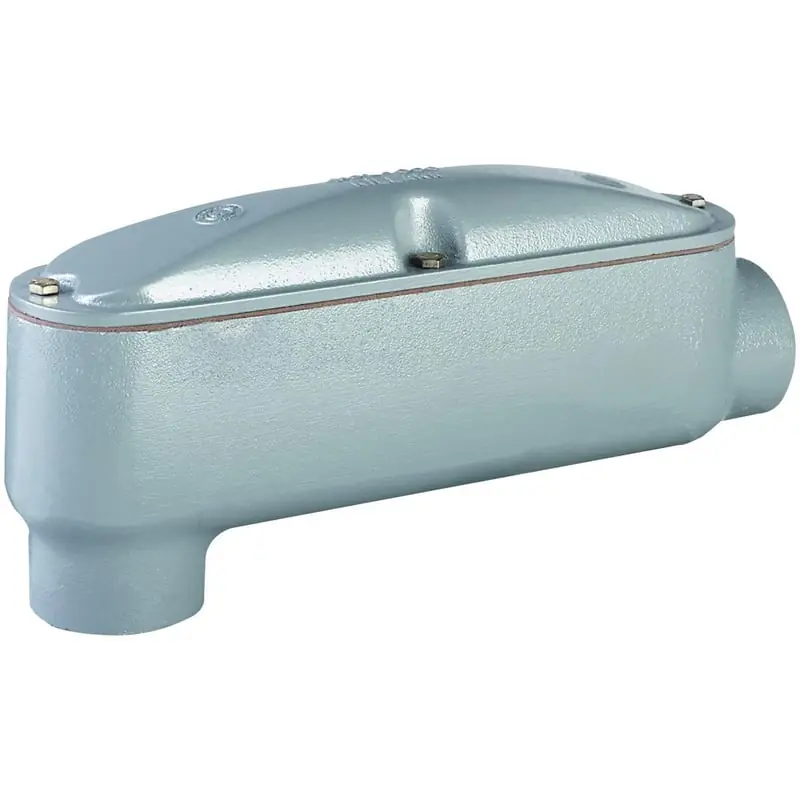 Multiple MOLB-0 4IN LB Aluminum Mogul Conduit Body