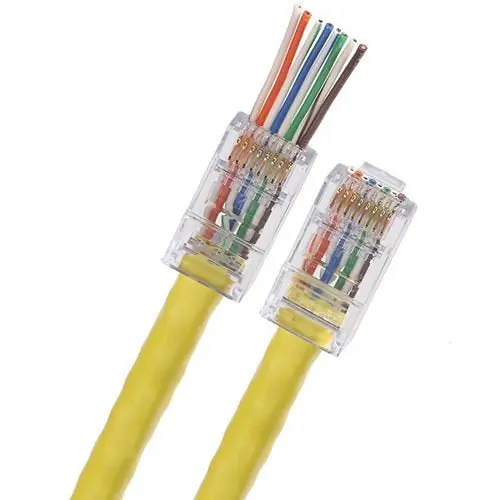 Triplett CAT6-HSP High Speed Pass-Thru Modular CAT6 Connector 50-Pack