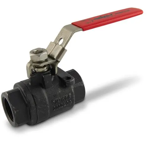 MAKO PRODUCTS 2006HLC08 Ball Valve 2K PSI 2 PC CS Body RTFE Seat 316 SS Ball NACE