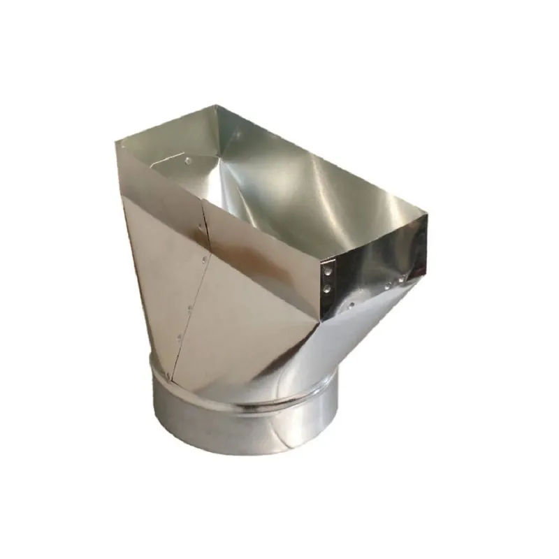 Air Duct Products 5412.100404-35 Straight Boot 10 inches x 4 inches x 4 inches 30 Gauge