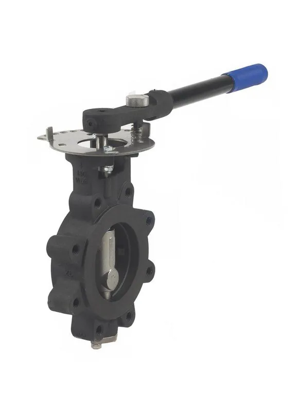 Milwaukee Valve HP3LCS4212030 HP Series 3 in Carbon Steel RPTFE Lever Handle Butterfly Valve